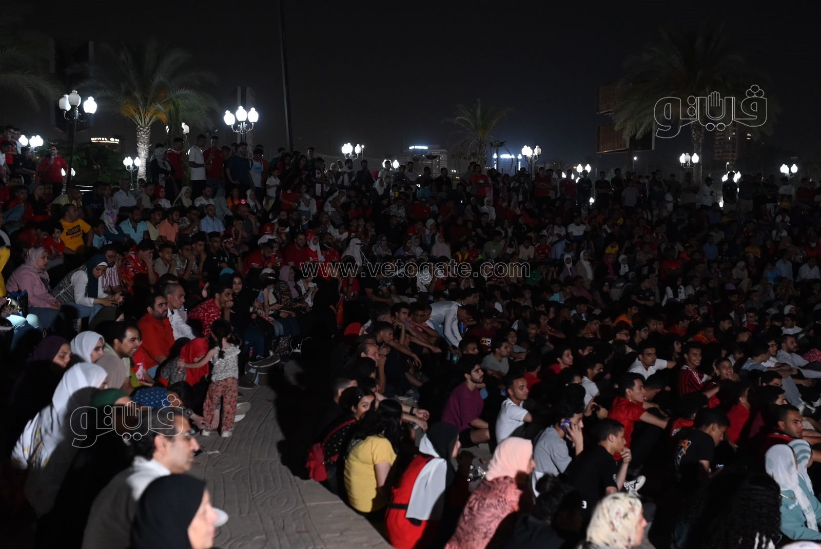 فرحة جنونية لجماهير الاهلي بهدف التعادل أمام الوداد (23)