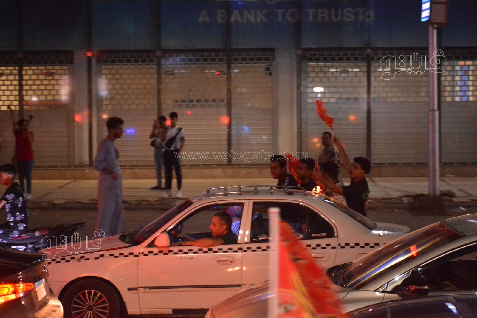 احتفال جماهير الأهلي أمام نادي الزمالك بالبطولة الأفريقية (2)