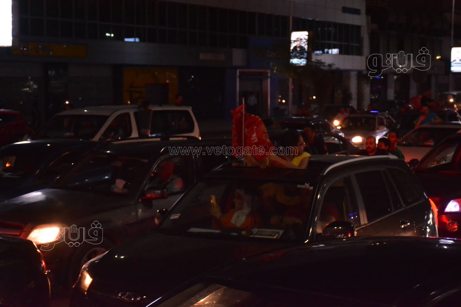 احتفال جماهير الأهلي أمام نادي الزمالك بالبطولة الأفريقية (3)