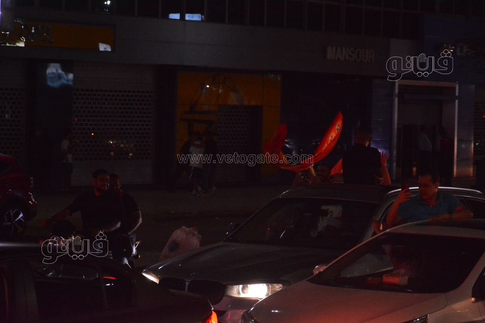 احتفال جماهير الأهلي أمام نادي الزمالك بالبطولة الأفريقية (4)