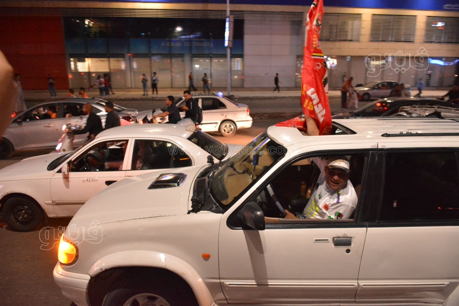 احتفال جماهير الأهلي أمام نادي الزمالك بالبطولة الأفريقية (11)