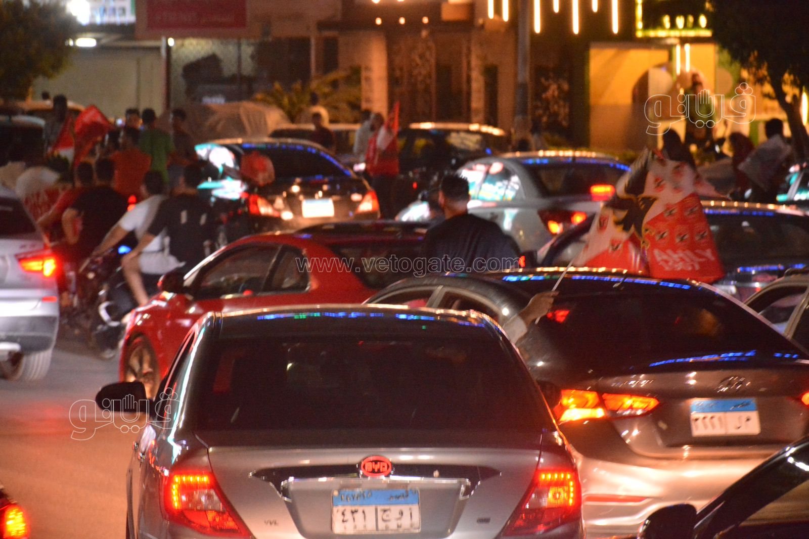 احتفال جماهير الأهلي أمام نادي الزمالك بالبطولة الأفريقية (18)