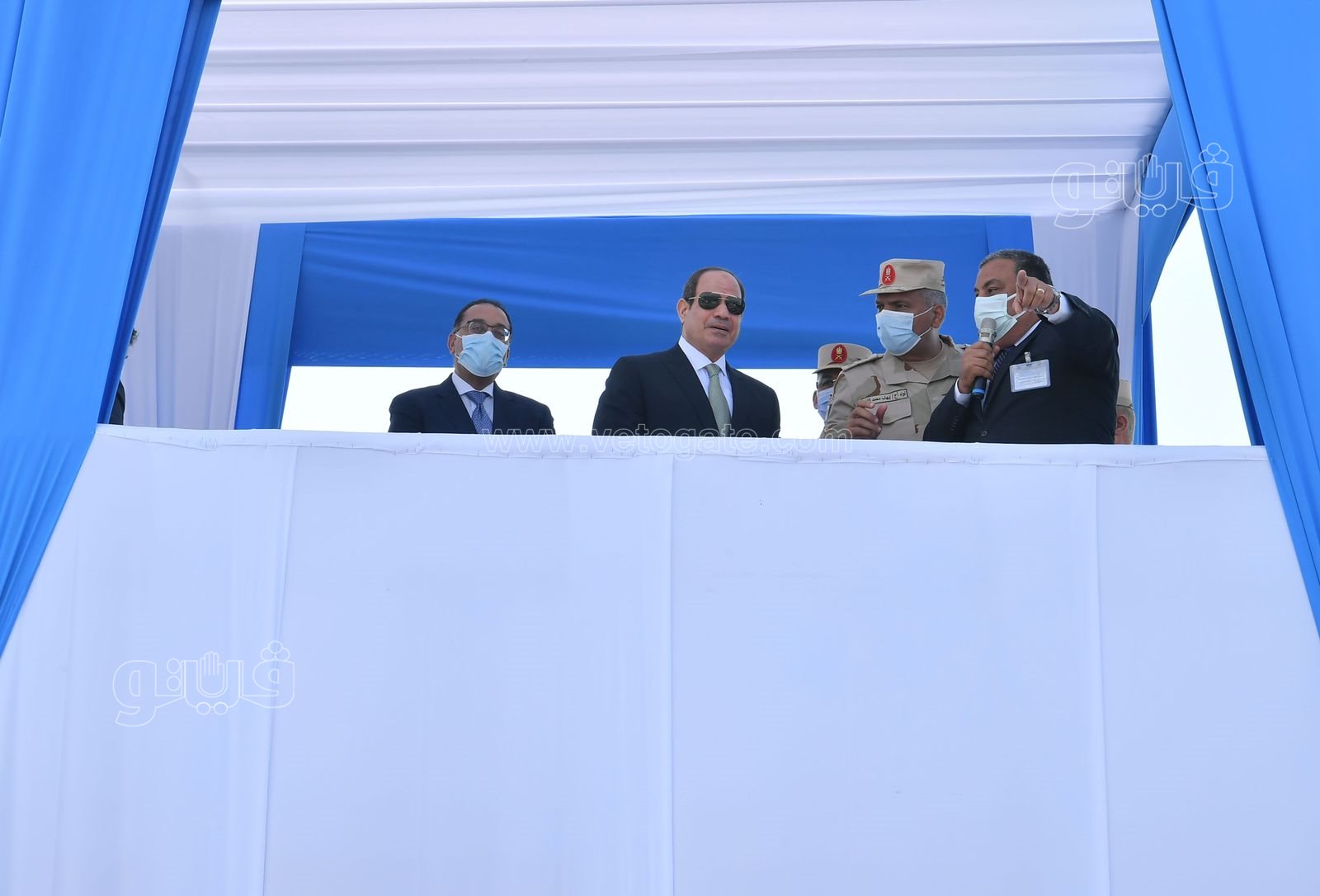 الرئيس عبد الفتاح السيسي يفتتح أكبر محطة معالجة مياه مصرف ببحر البقر (6)