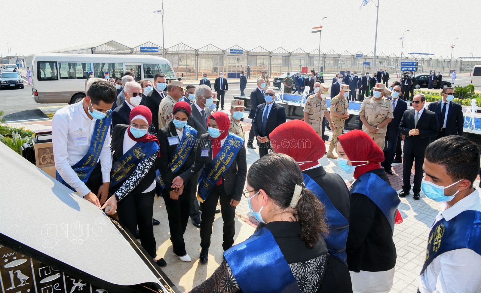 الرئيس عبد الفتاح السيسي يفتتح أكبر محطة معالجة مياه مصرف ببحر البقر (7)