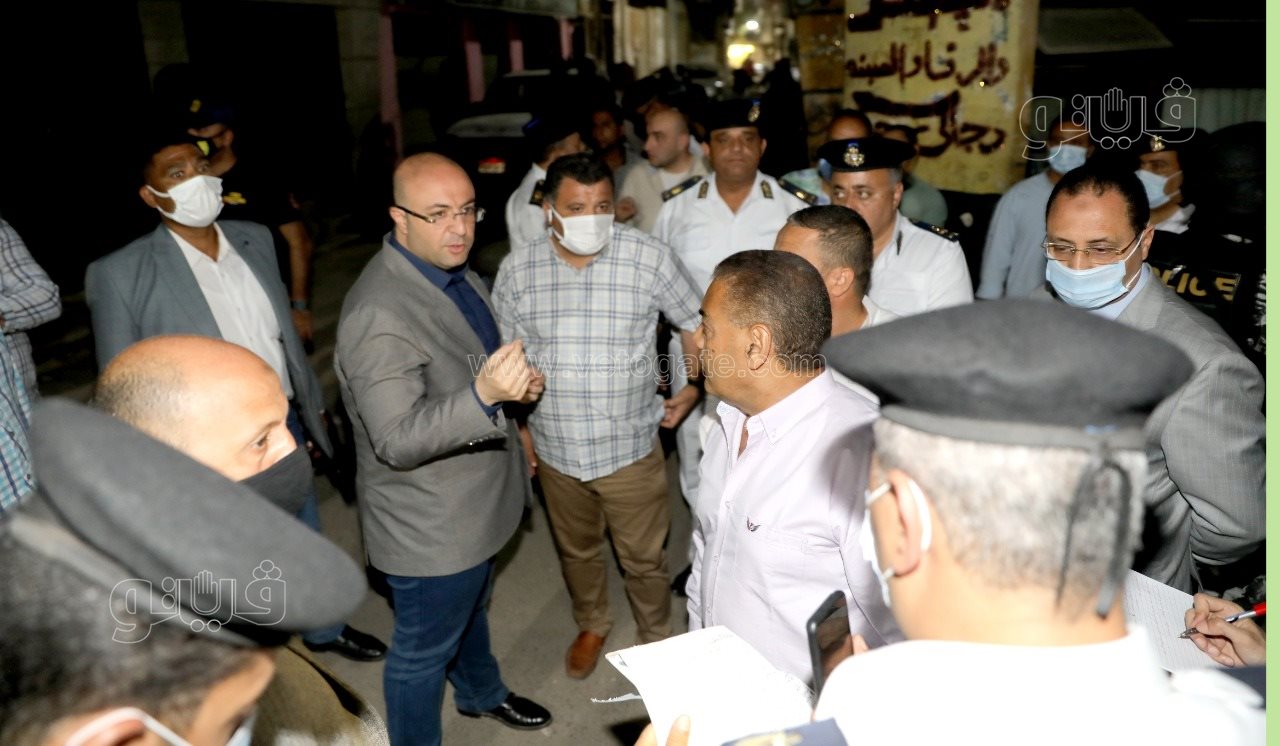 محافظ بني سويف يتفقد موقع تصدع منزل بحي الرحبة (3)