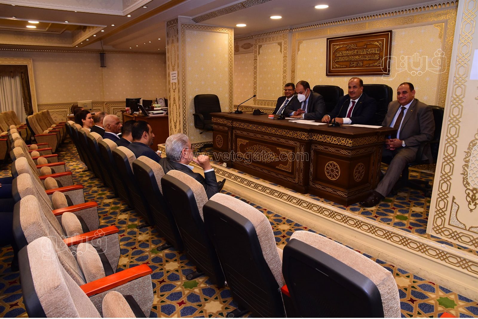 أنتخابات لجنة الشئون الاقتصادية برئاسة المهندس أحمد سمير صالح رئيس اللجنة (1)