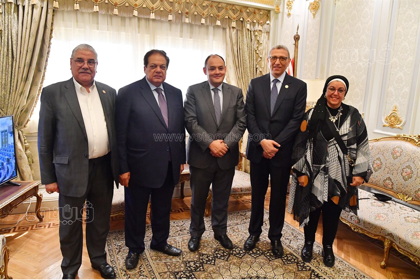 أنتخابات لجنة الشئون الاقتصادية برئاسة المهندس أحمد سمير صالح رئيس اللجنة (4)