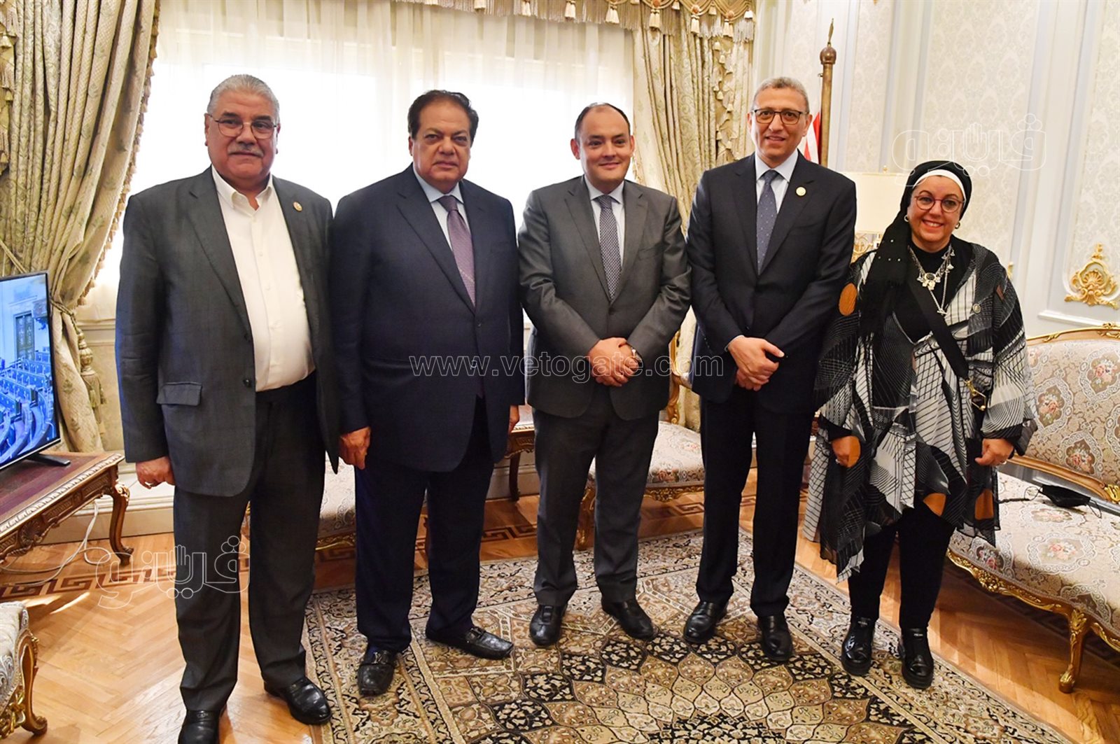 أنتخابات لجنة الشئون الاقتصادية برئاسة المهندس أحمد سمير صالح رئيس اللجنة (5)