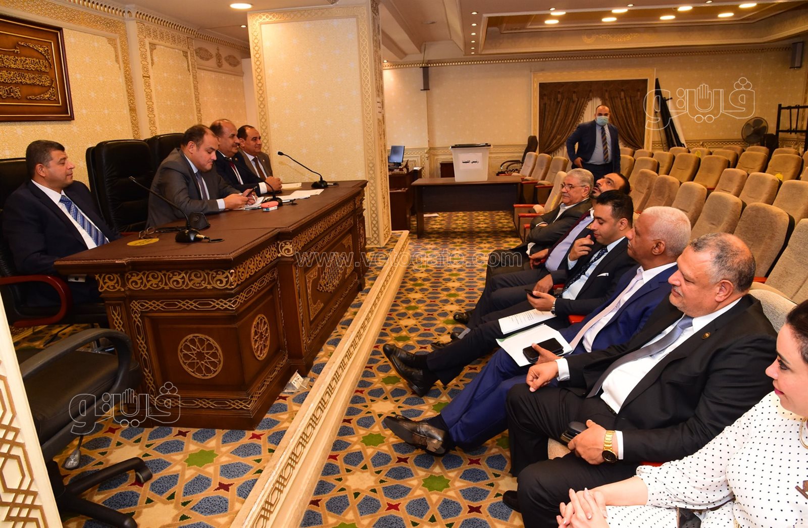 أنتخابات لجنة الشئون الاقتصادية برئاسة المهندس أحمد سمير صالح رئيس اللجنة (6)