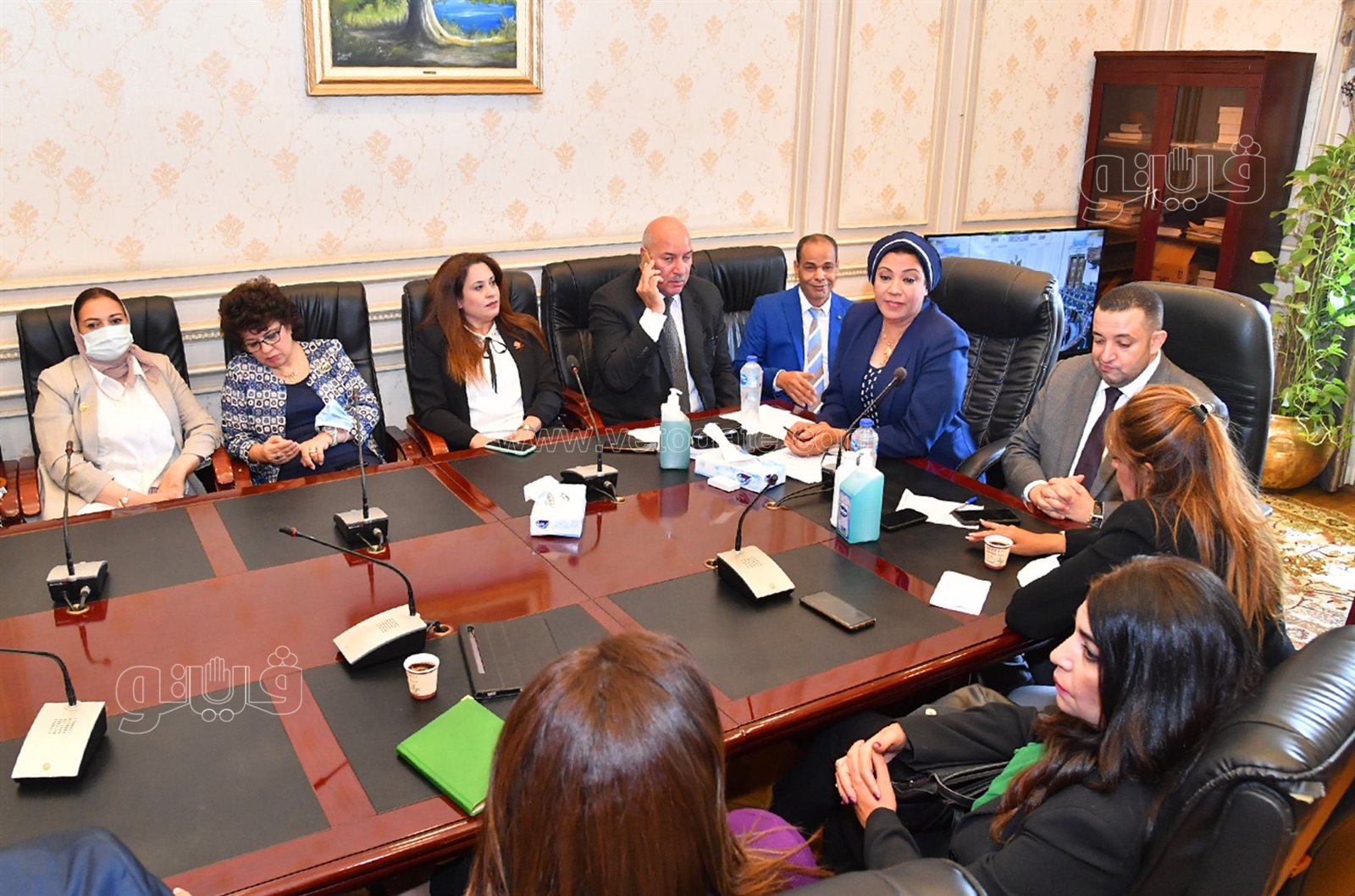 درية شرف الدين رئيسًا للجنة الإعلام بالبرلمان (1)