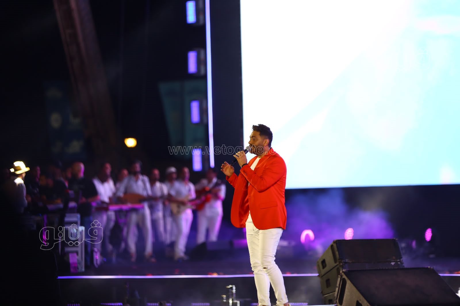  حفل تامر حسني بالعلمين (2)