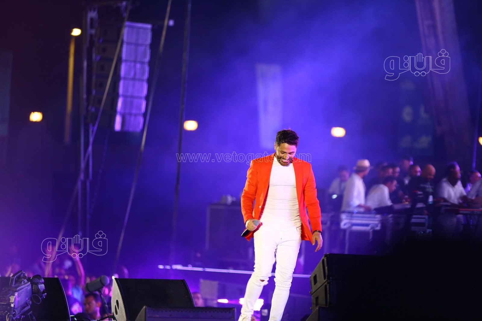  حفل تامر حسني بالعلمين (4)