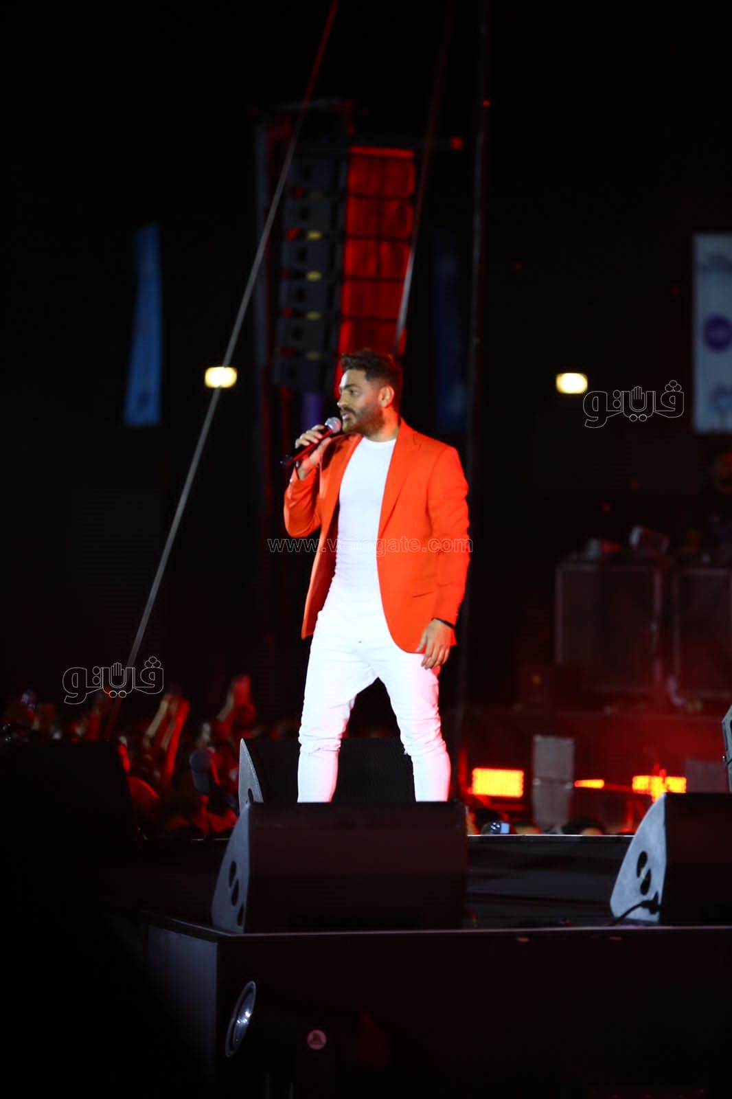  حفل تامر حسني بالعلمين (7)