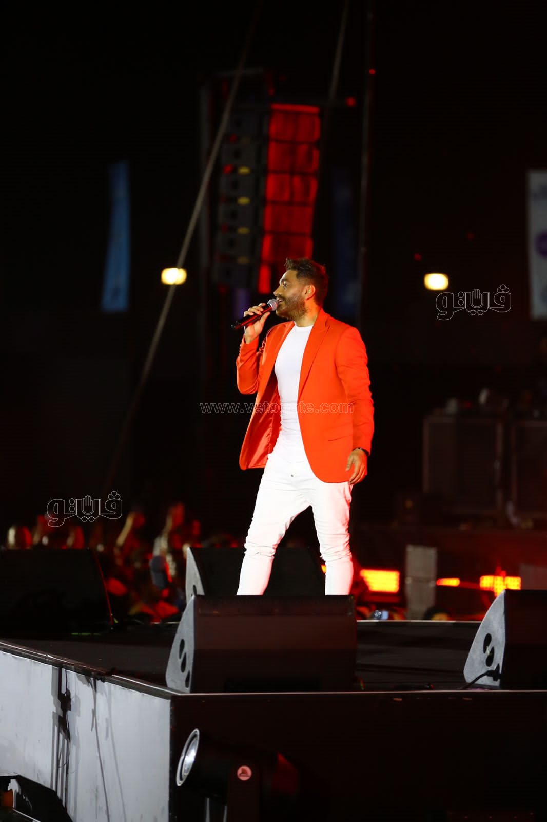  حفل تامر حسني بالعلمين (9)