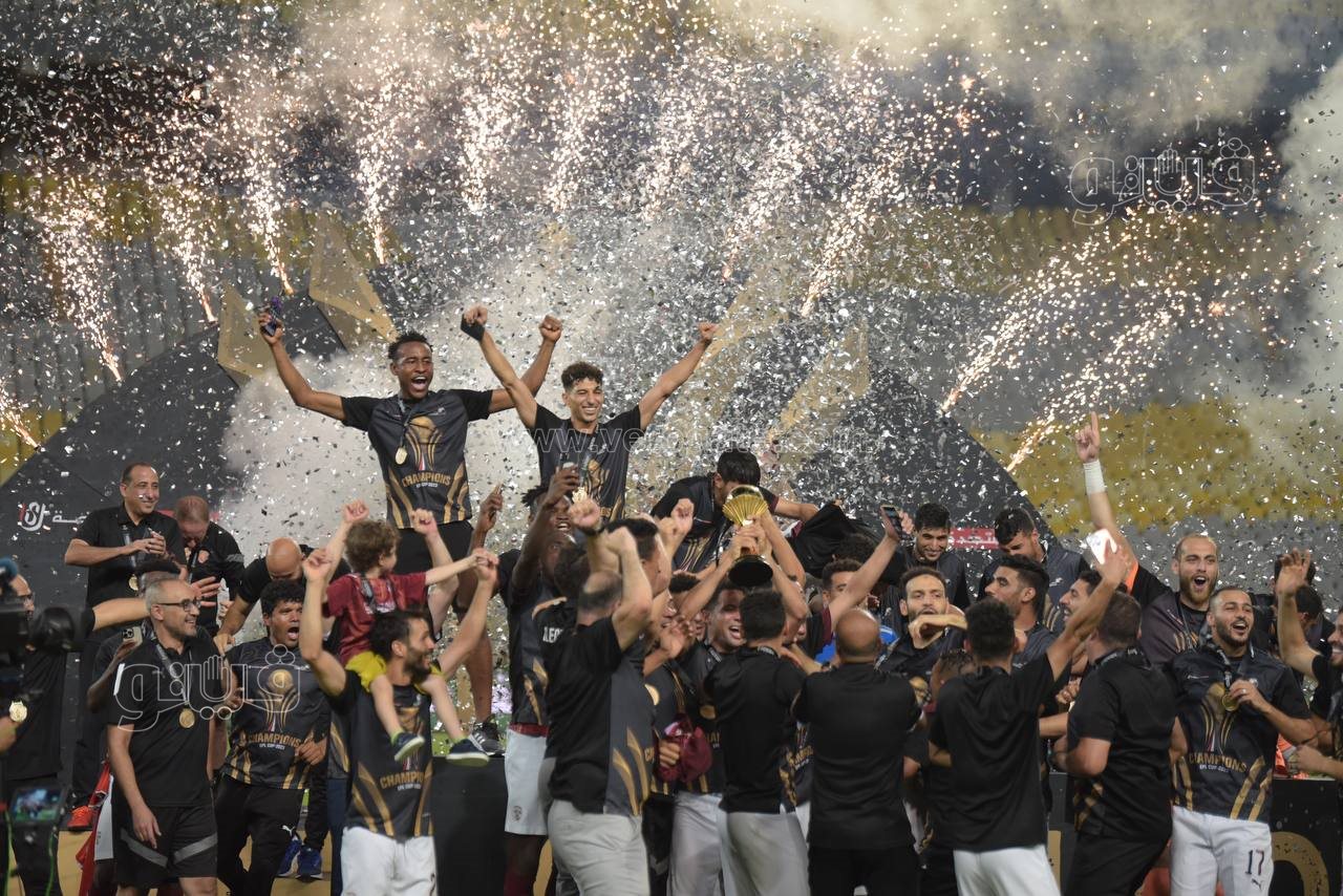 سيراميكا كليوباترا يكتسح المصري برباعية ويتوج بطلا لكأس الرابطة (9)