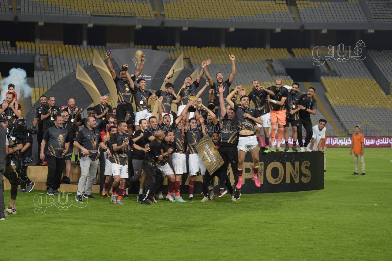 سيراميكا كليوباترا يكتسح المصري برباعية ويتوج بطلا لكأس الرابطة (12)