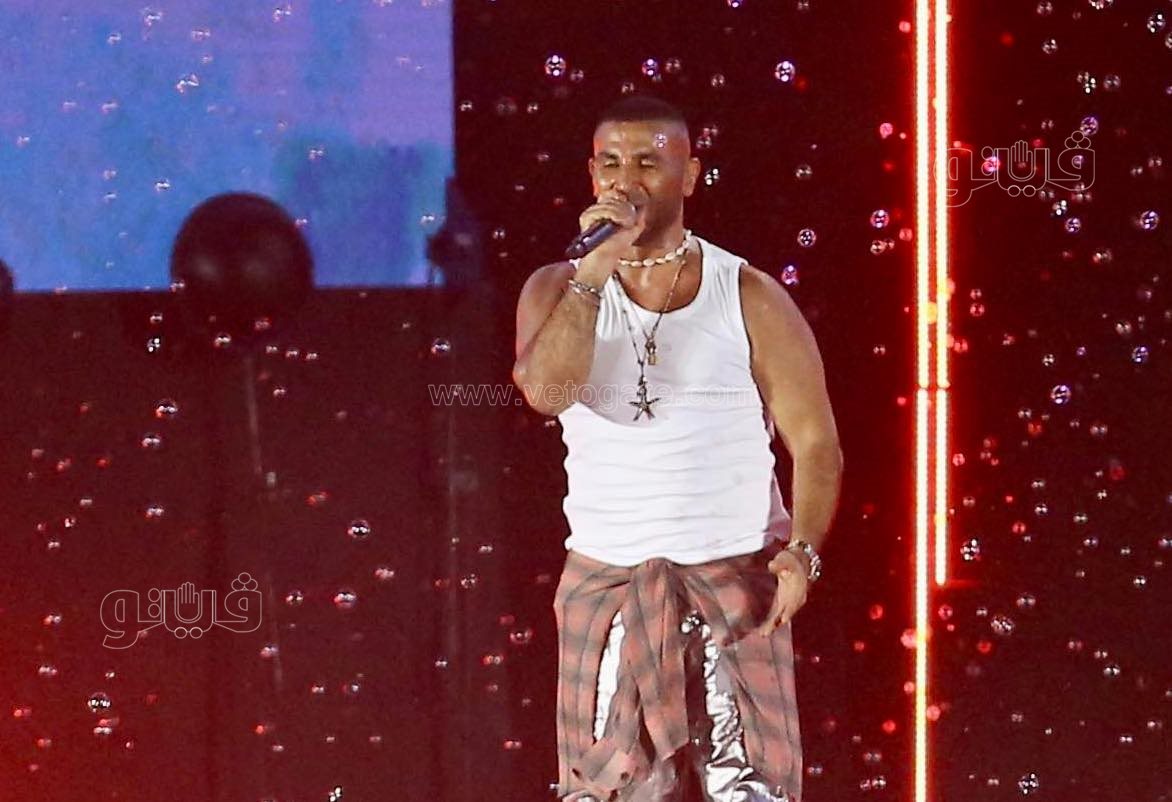  أحمد سعد يتألق بحفل العلمين الجديدة (14)