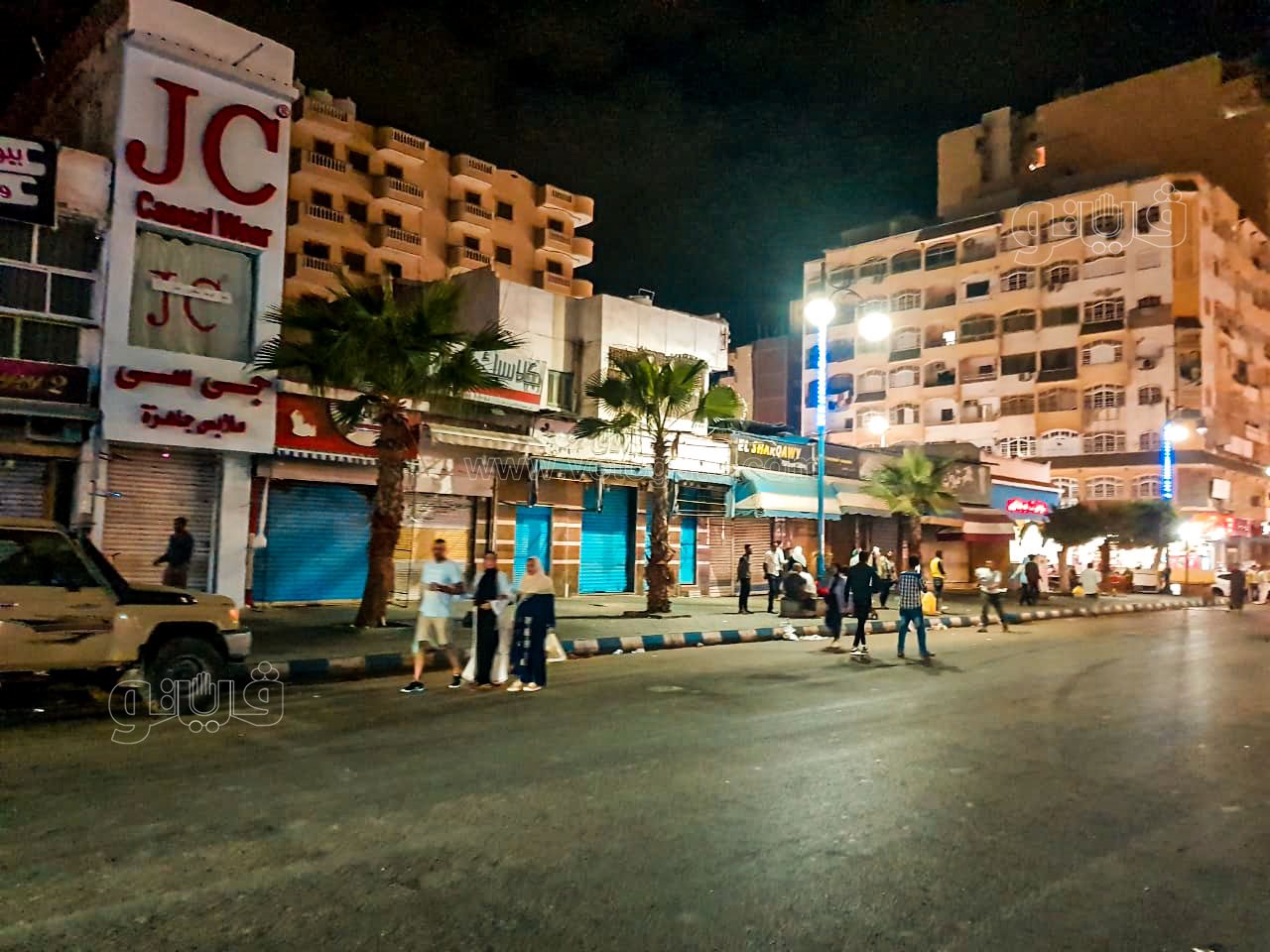 غلق المحال التجارية بمدينة مرسى مطروح-3