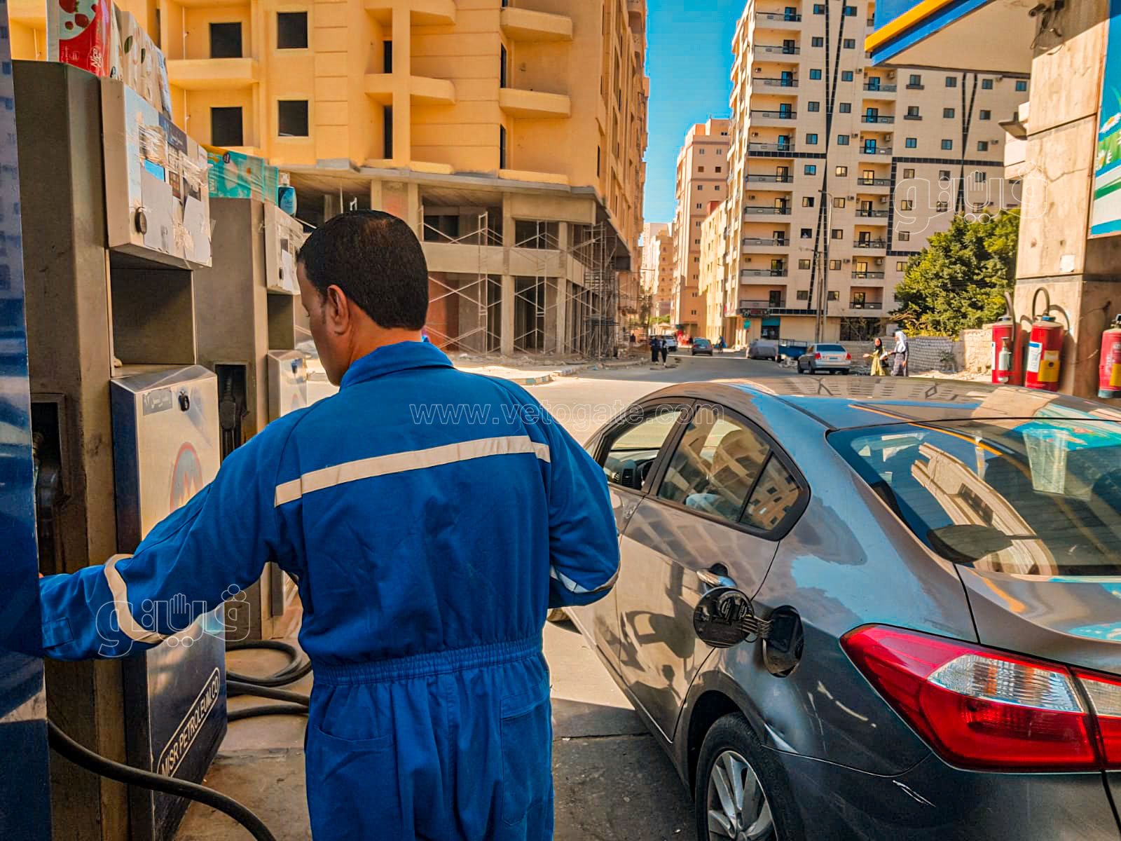 هدوء محطات الوقود في مطروح-5