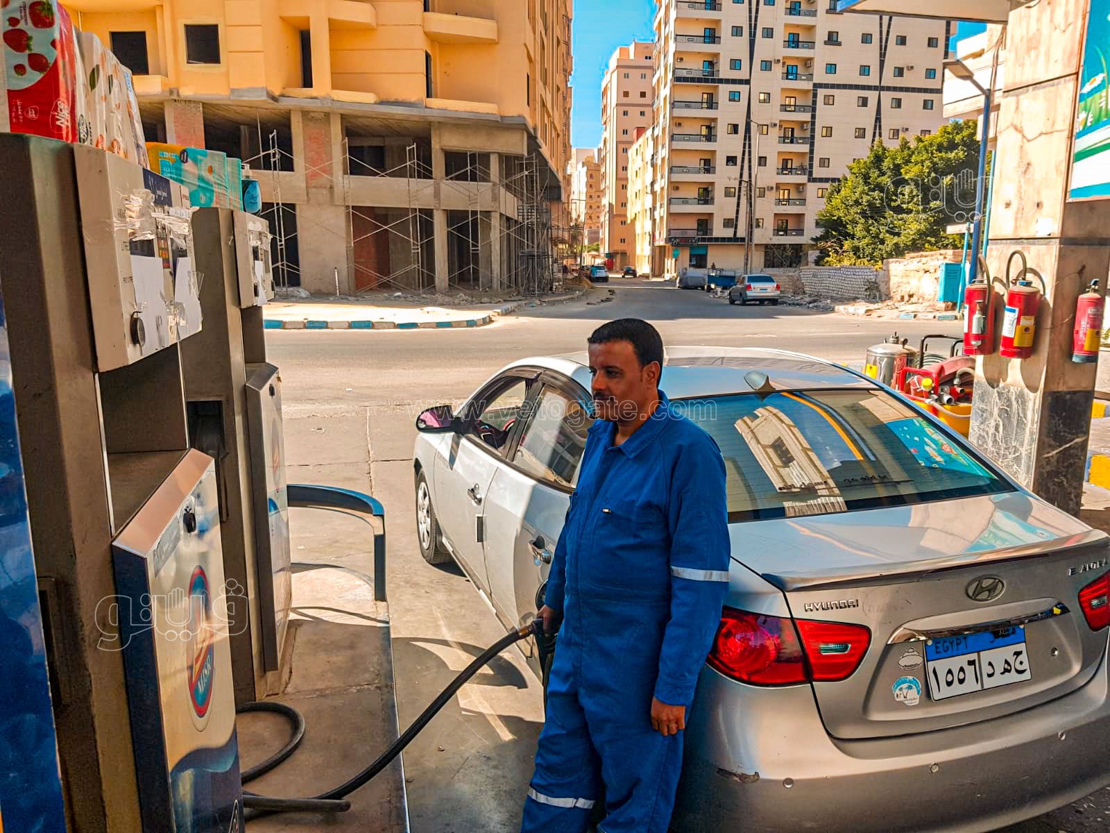 هدوء محطات الوقود في مطروح-11