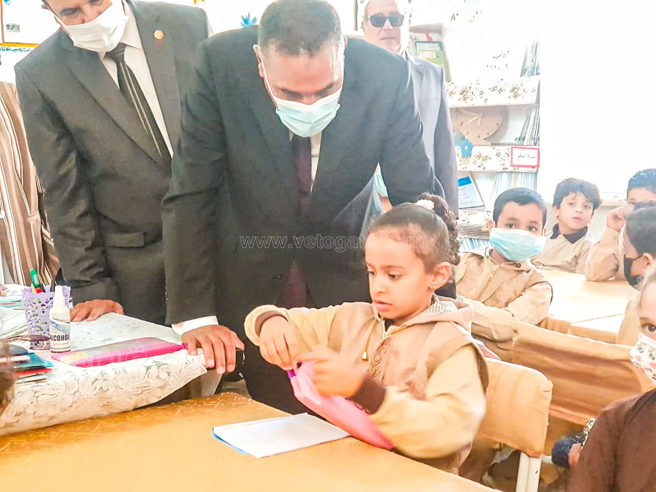 تفقد محافظ مطروح للعام الدراسي الجديد