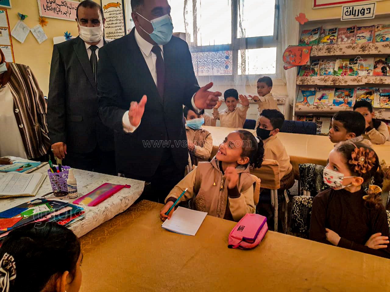 تفقد محافظ مطروح للعام الدراسي الجديد-2