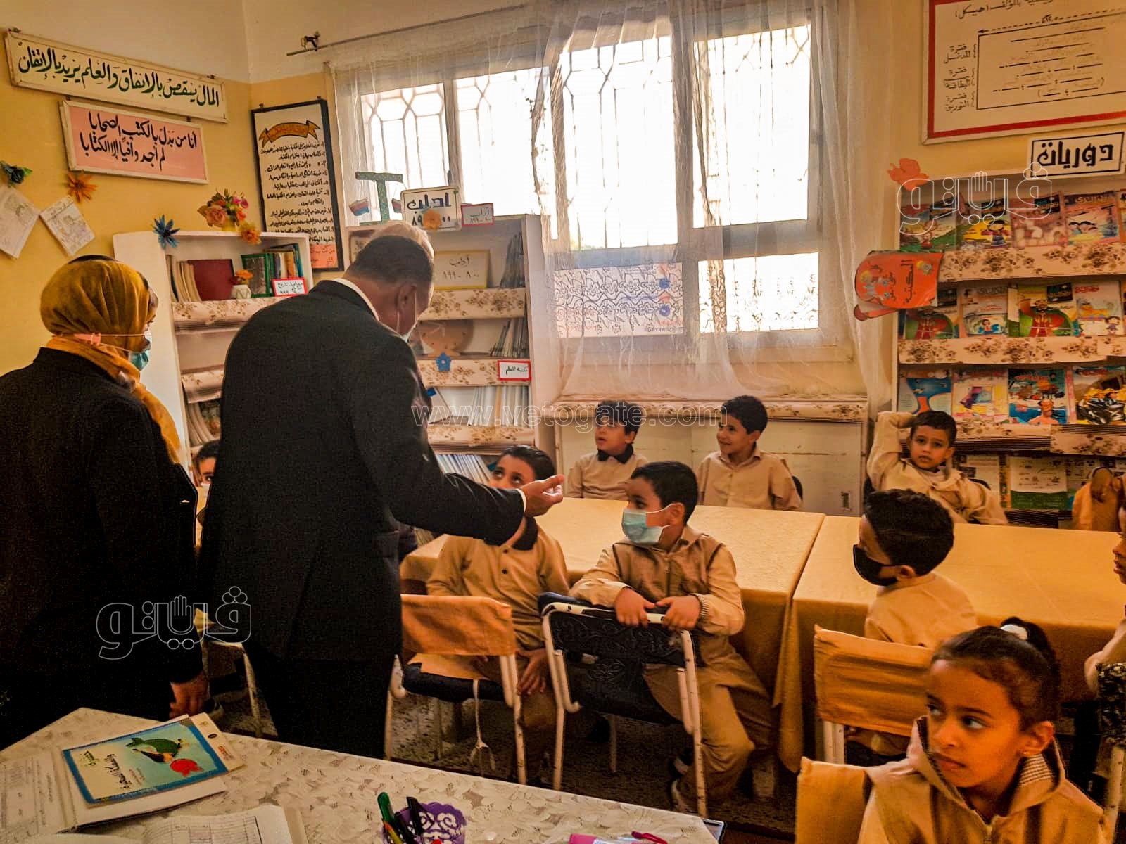 تفقد محافظ مطروح للعام الدراسي الجديد-12