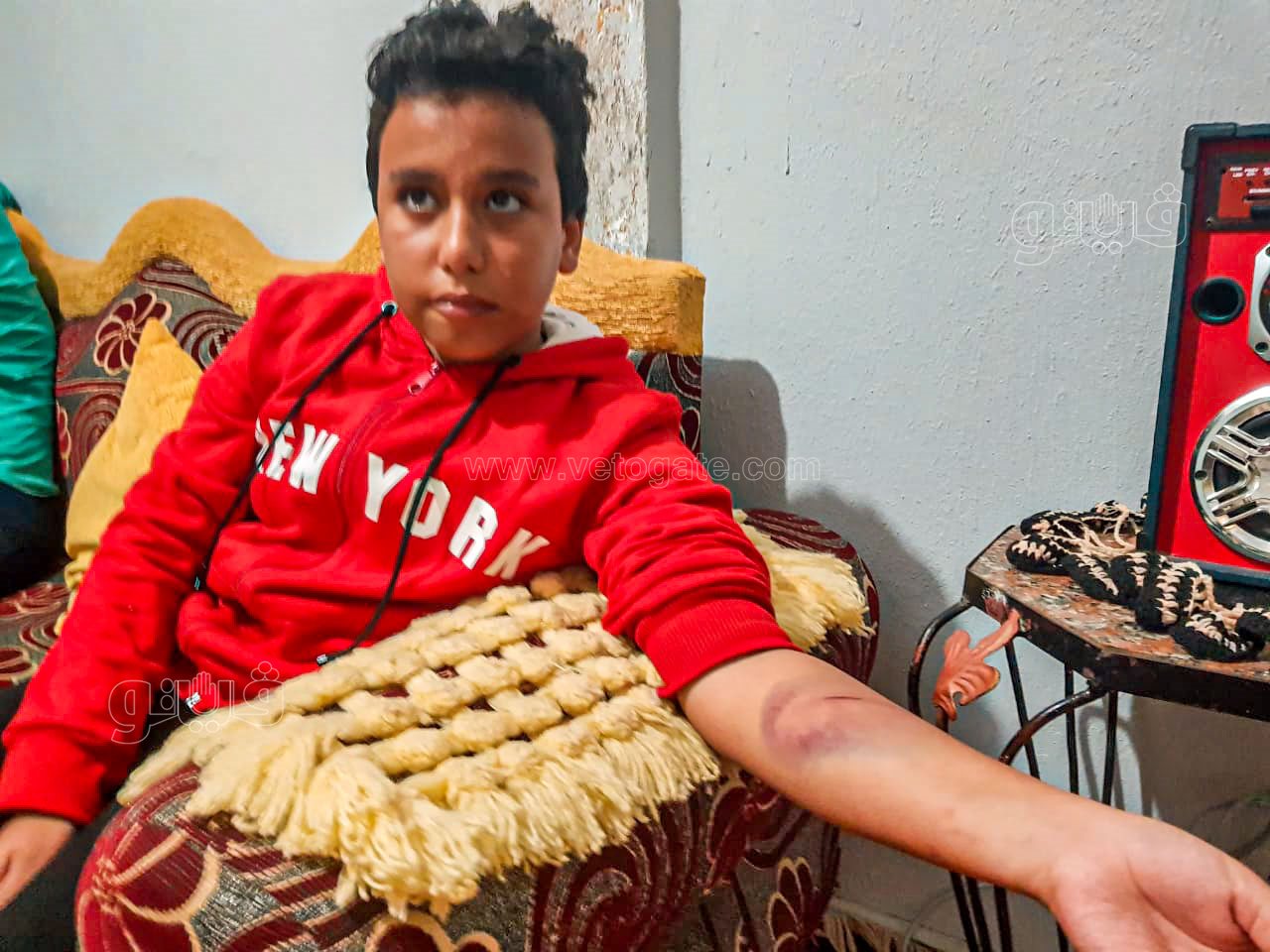 طالب اعتدى مدرس عليه بالضرب واحدث إصابته-4