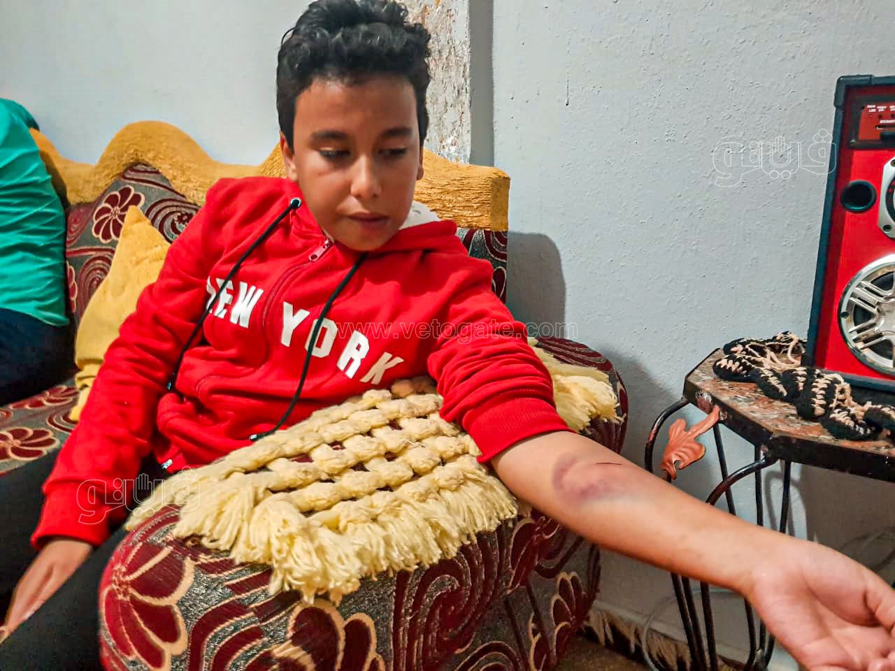 طالب اعتدى مدرس عليه بالضرب واحدث إصابته-5