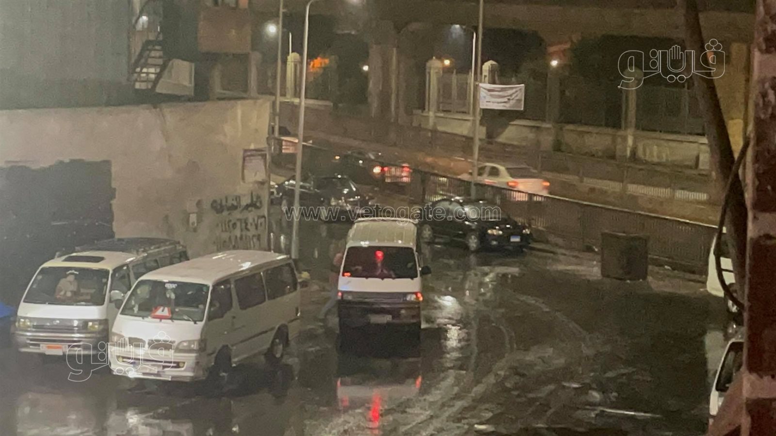 سقوط أمطار غزيرة على شوارع الجيزة (2)