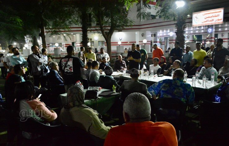 ندوة انتخابية مشتركة بين فاروق جعفر وخالد منتصر الزيات وكريم عادل (9)