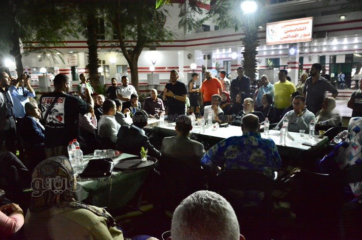 ندوة انتخابية مشتركة بين فاروق جعفر وخالد منتصر الزيات وكريم عادل (12)