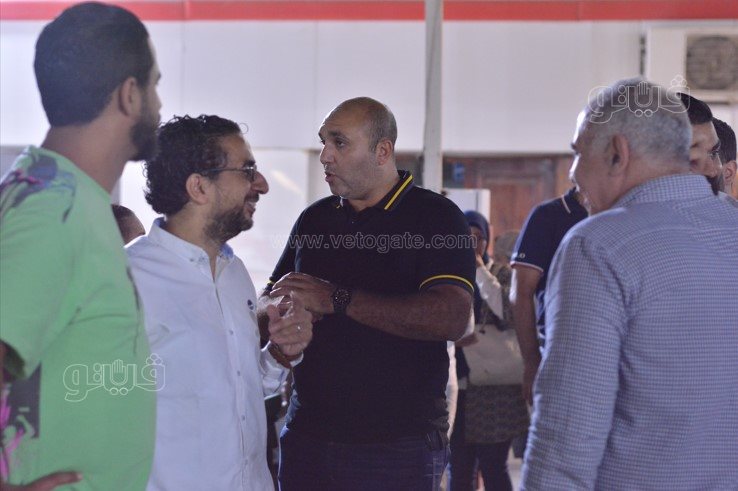 هاني العتال يقيم ندوة داخل نادي الزمالك قبل الانتخابات (12)