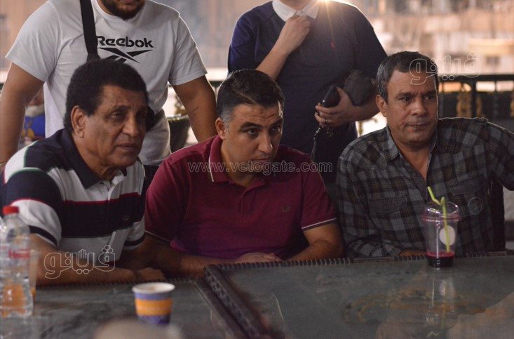 فاروق جعفر يواصل جولاته داخل نادي الزمالك قبل الانتخابات الانتخابات (9)