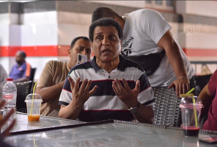 فاروق جعفر يواصل جولاته داخل نادي الزمالك قبل الانتخابات الانتخابات (3)