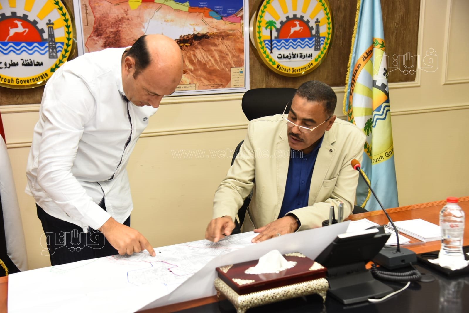 محافظ مطروح يتابع تنفيذ مشروعات البنية التحتية (6)