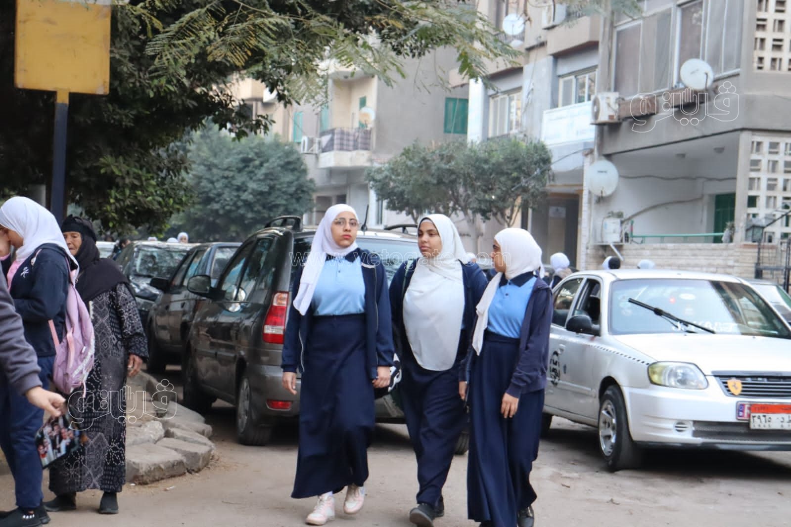  بدء توافد الطلاب علي مدارس القاهرة والجيزة (16)