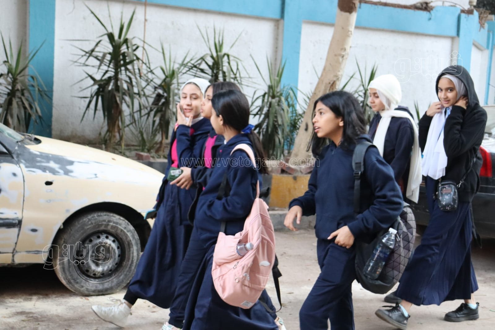  بدء توافد الطلاب علي مدارس القاهرة والجيزة (18)