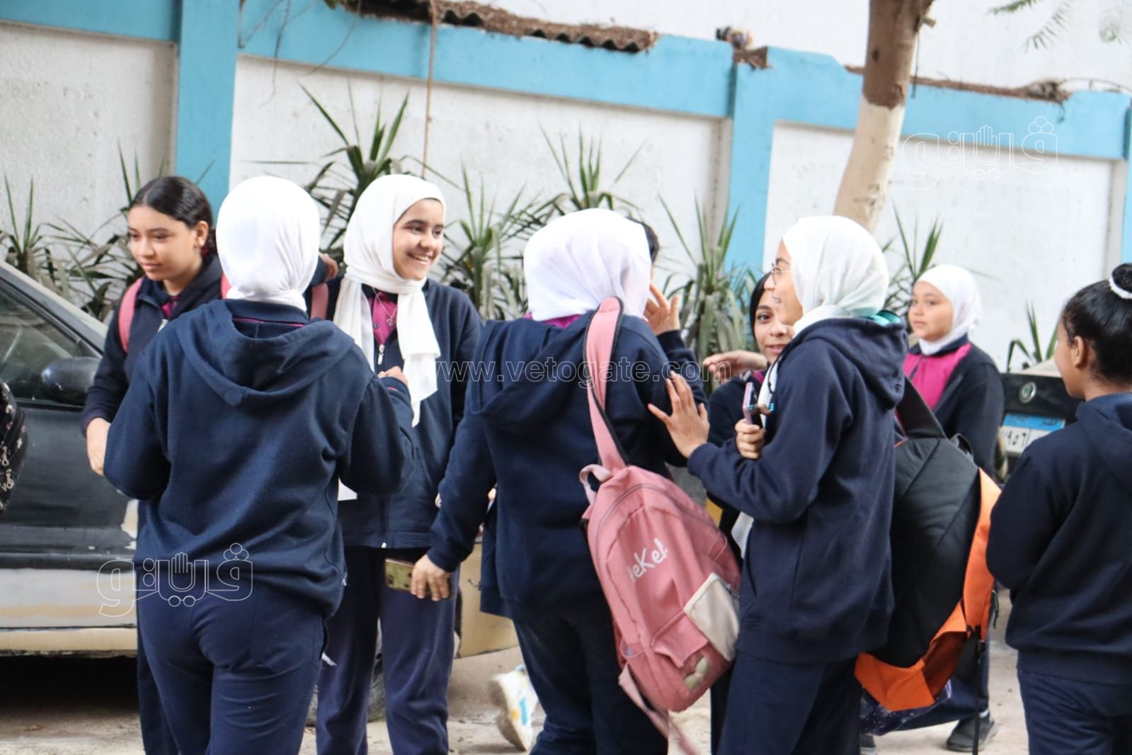  بدء توافد الطلاب علي مدارس القاهرة والجيزة (19)