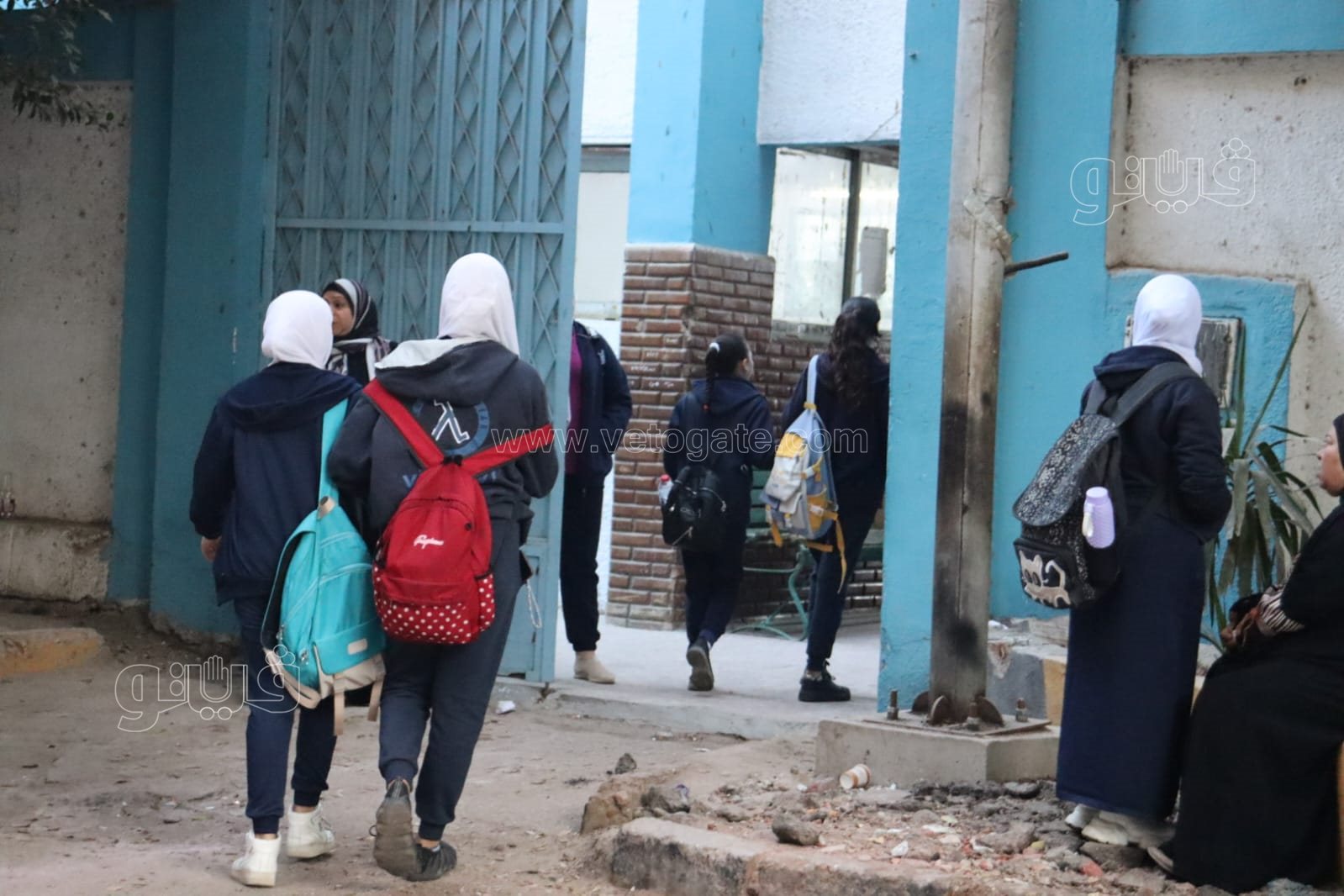  بدء توافد الطلاب علي مدارس القاهرة والجيزة (20)