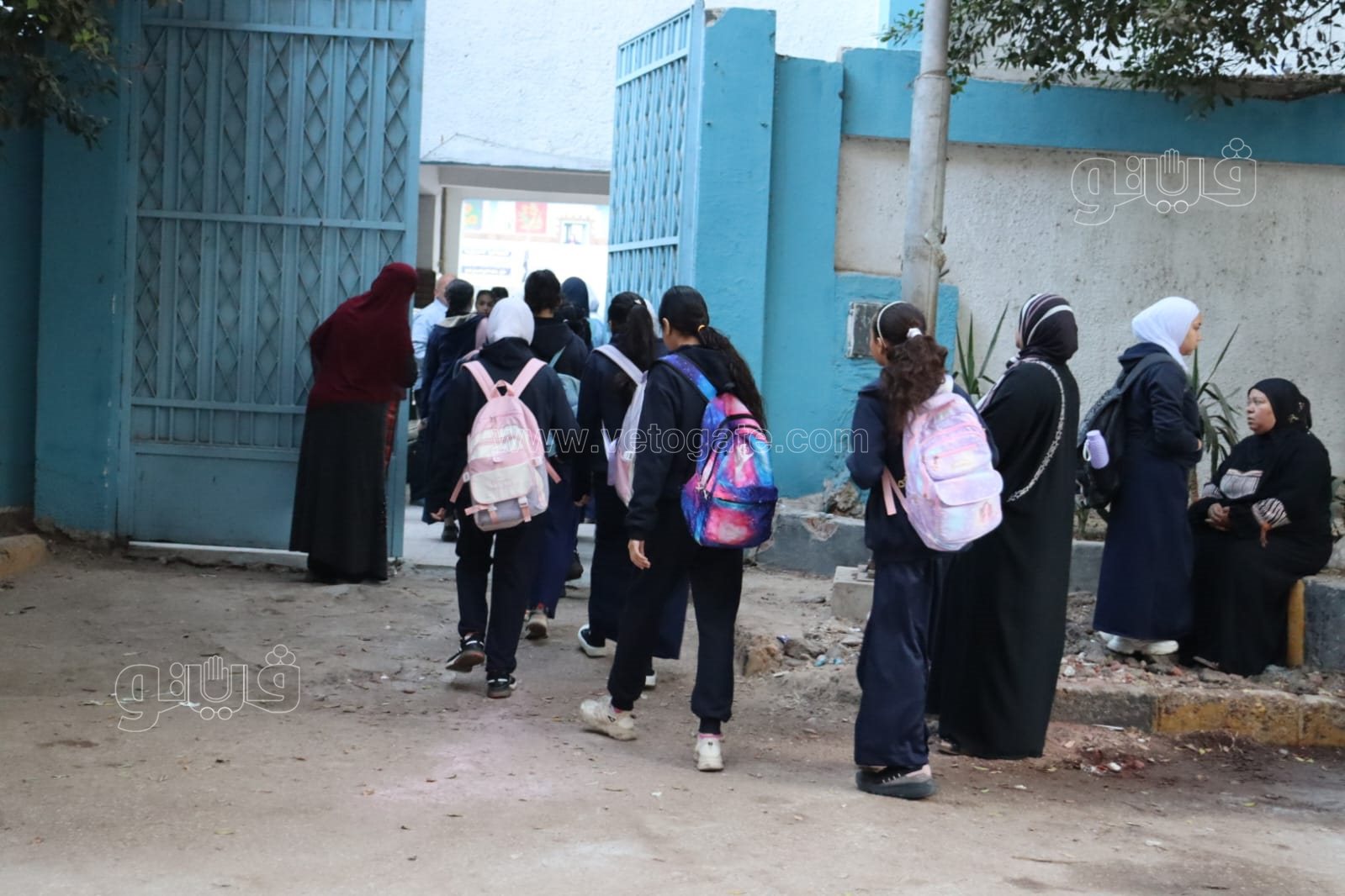  بدء توافد الطلاب علي مدارس القاهرة والجيزة (22)