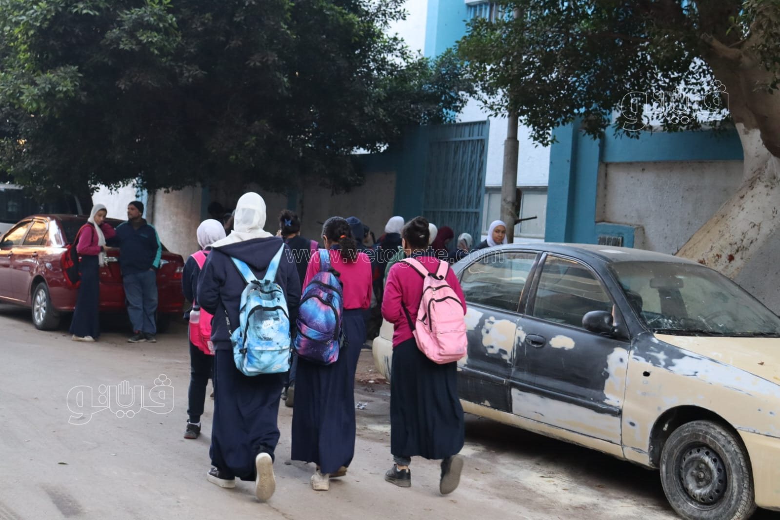  بدء توافد الطلاب علي مدارس القاهرة والجيزة (24)