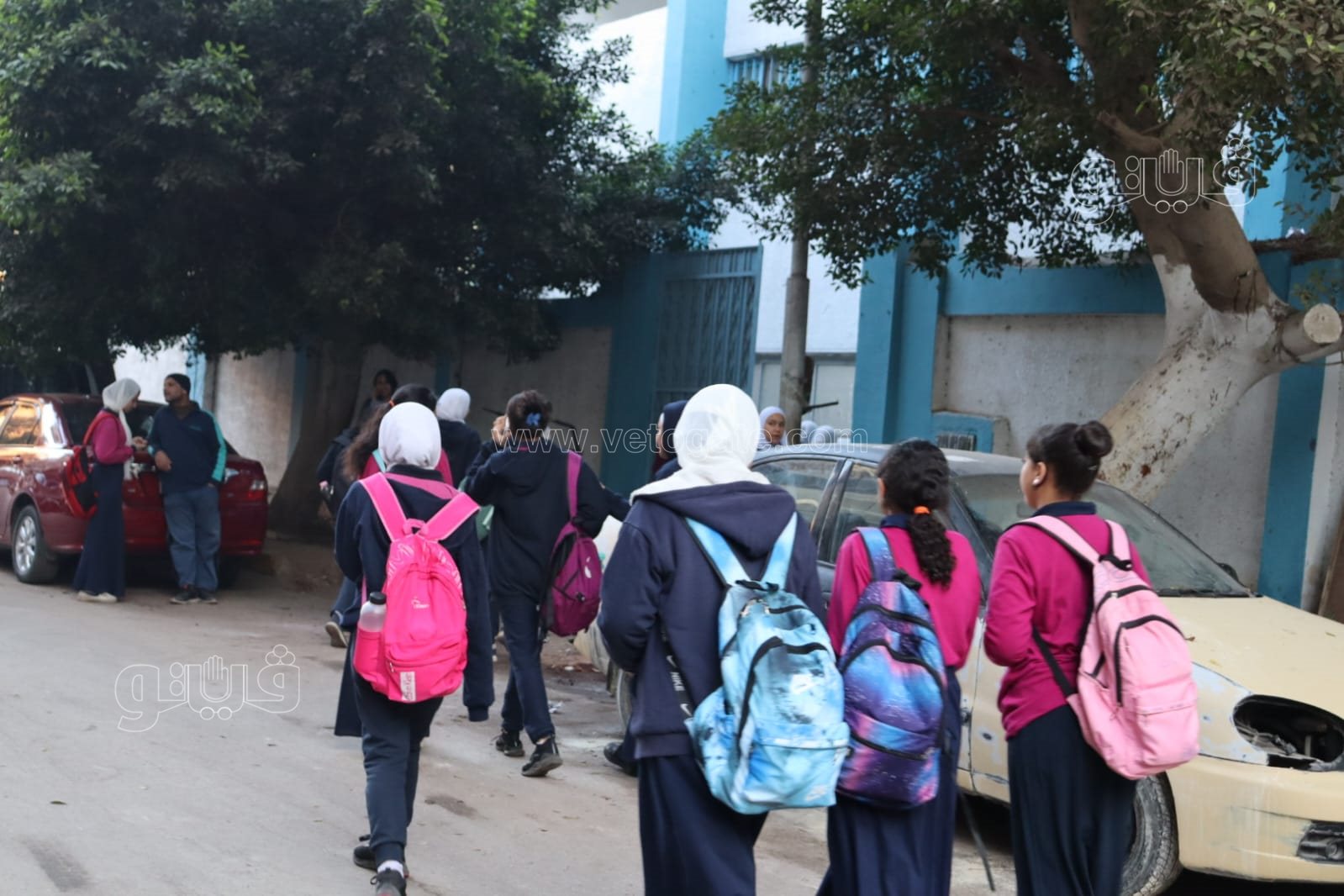  بدء توافد الطلاب علي مدارس القاهرة والجيزة (25)