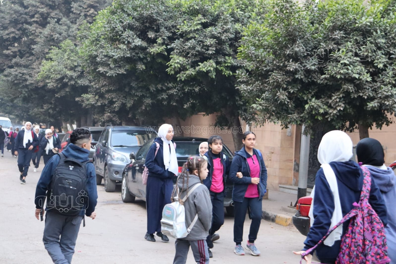  بدء توافد الطلاب علي مدارس القاهرة والجيزة (27)