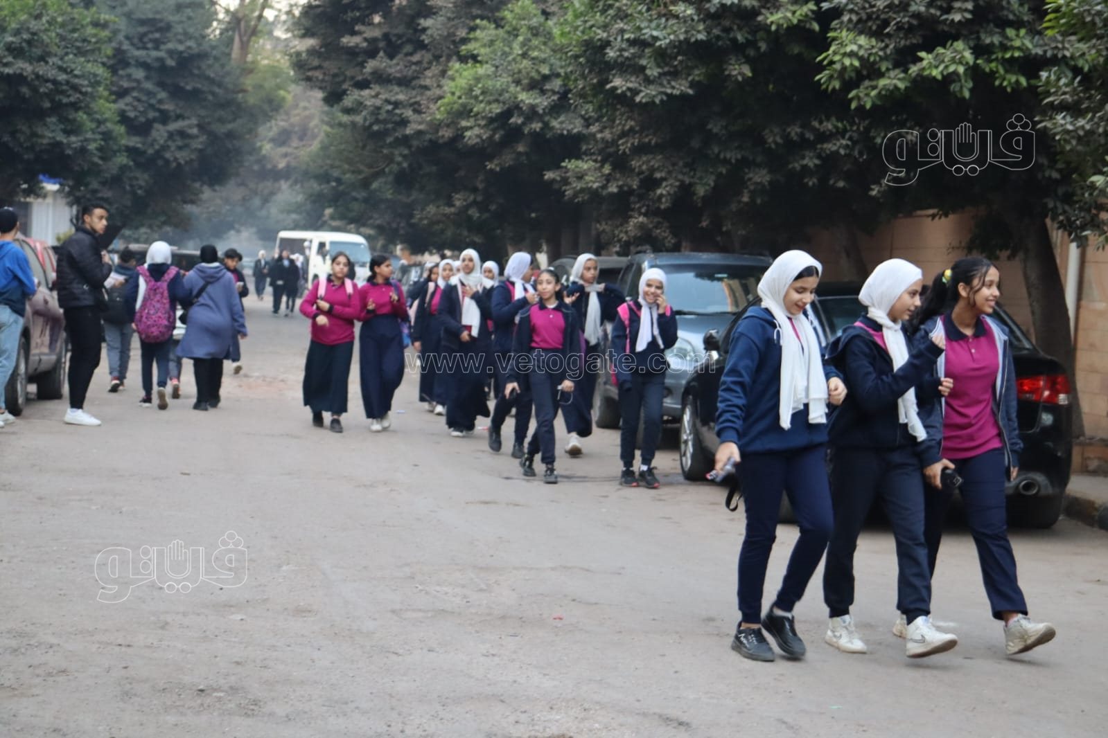  بدء توافد الطلاب علي مدارس القاهرة والجيزة (31)