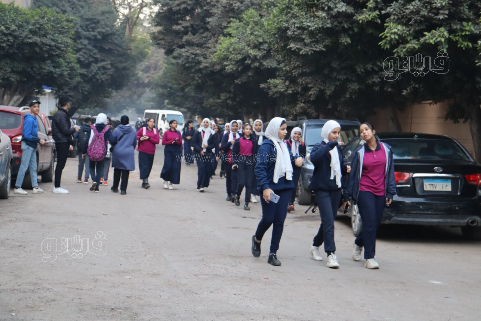  بدء توافد الطلاب علي مدارس القاهرة والجيزة (32)
