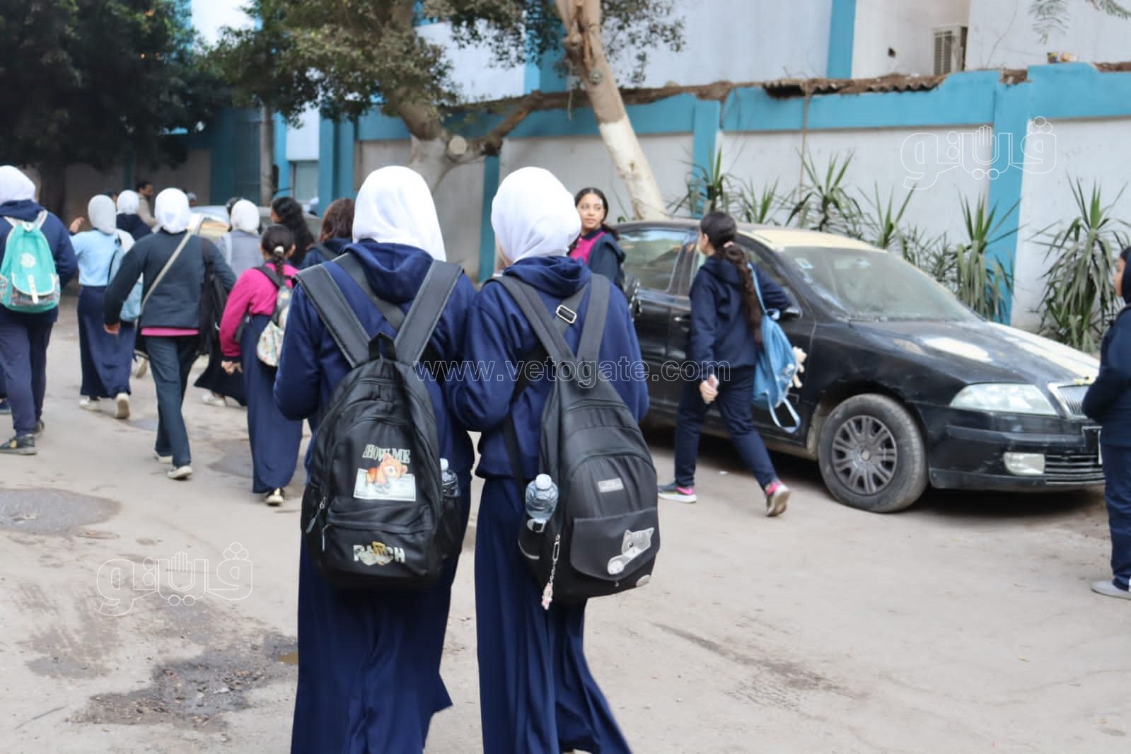  بدء توافد الطلاب علي مدارس القاهرة والجيزة (2)