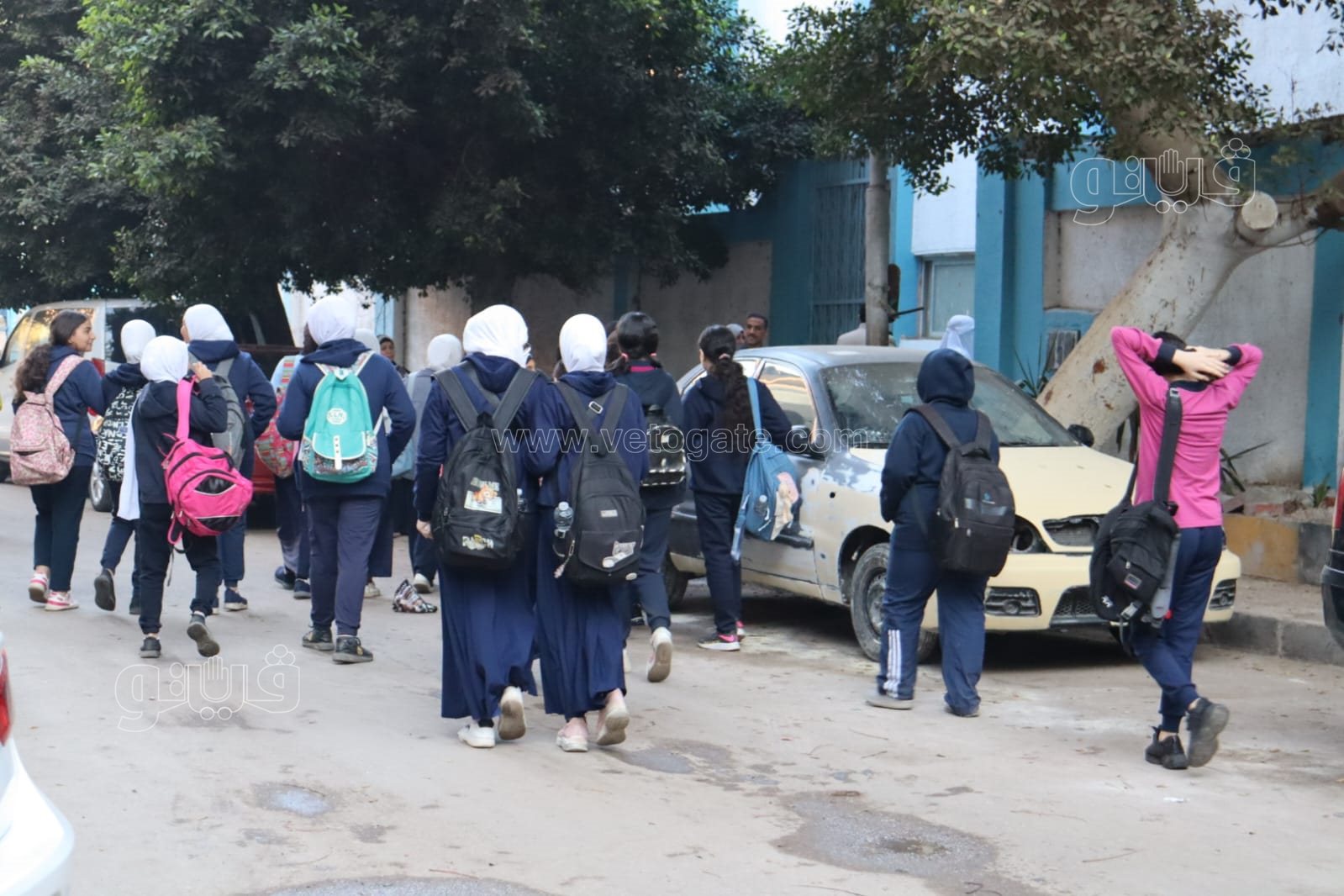  بدء توافد الطلاب علي مدارس القاهرة والجيزة (3)