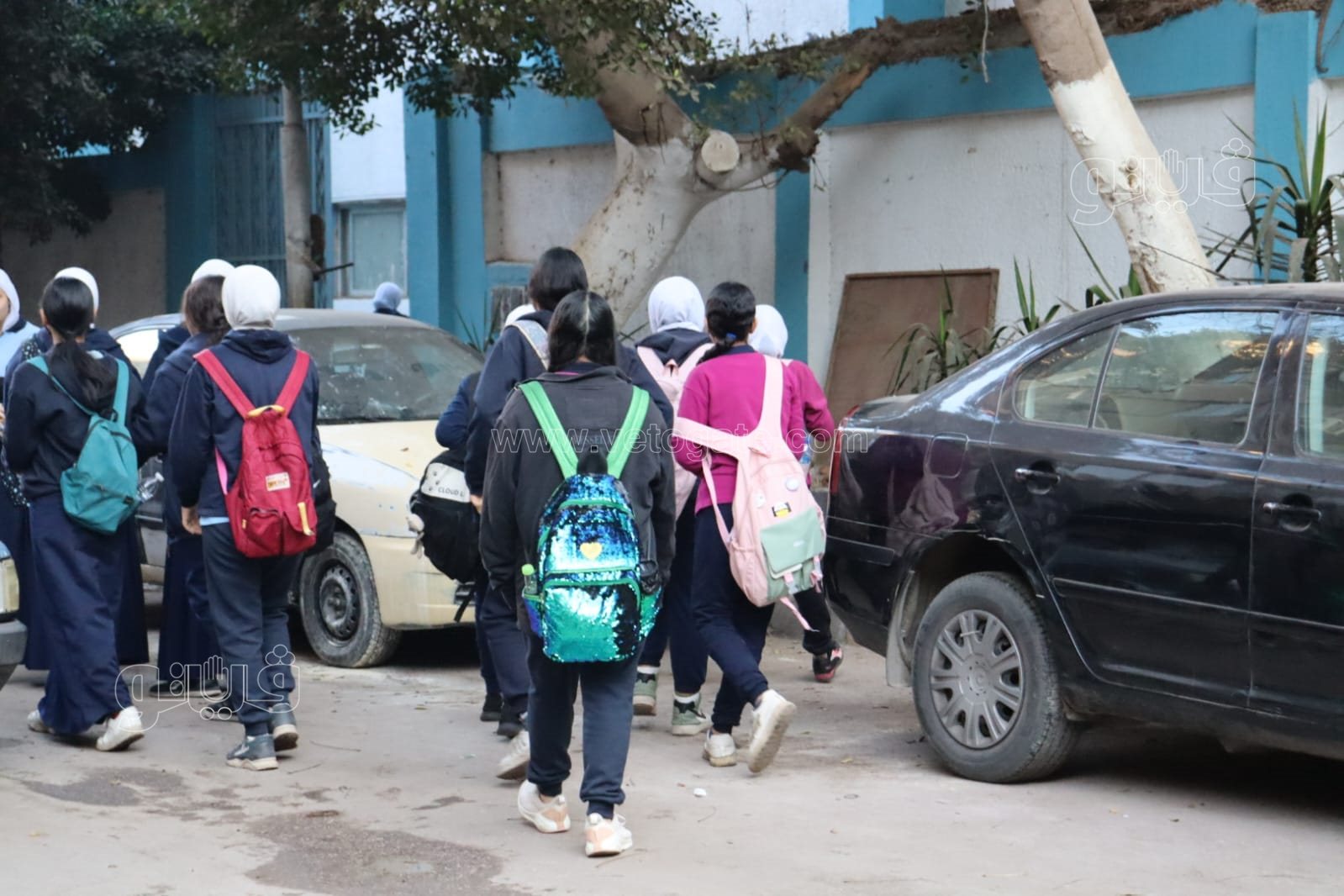  بدء توافد الطلاب علي مدارس القاهرة والجيزة (4)