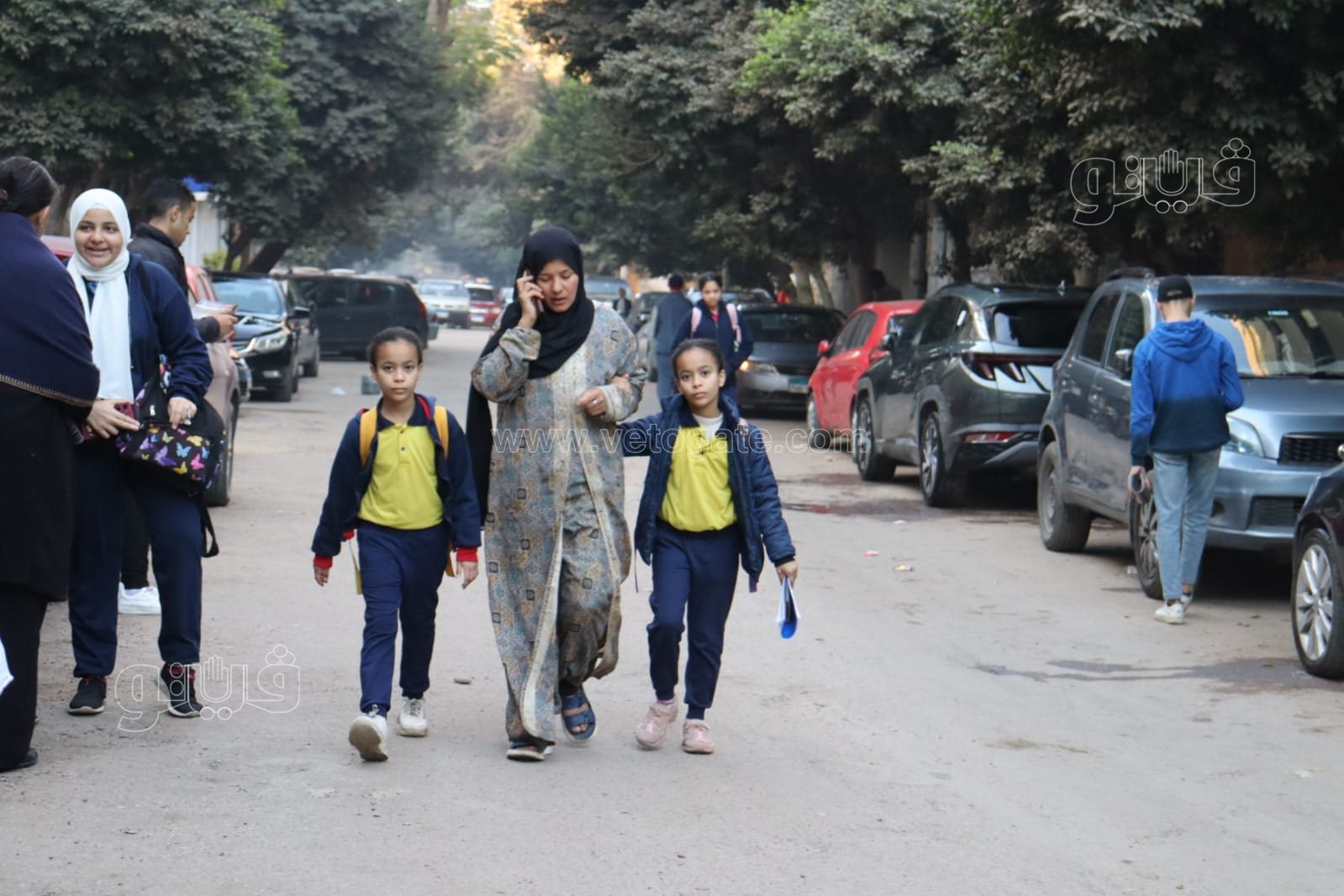  بدء توافد الطلاب علي مدارس القاهرة والجيزة (5)